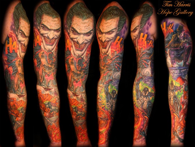 Tattoos - Tim Harris - Comic Book Sleeve